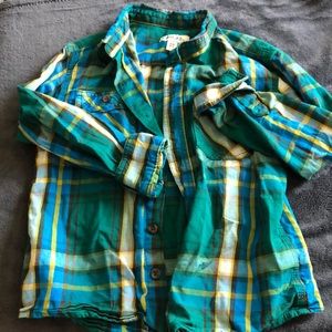 Cherokee button down boys shirt